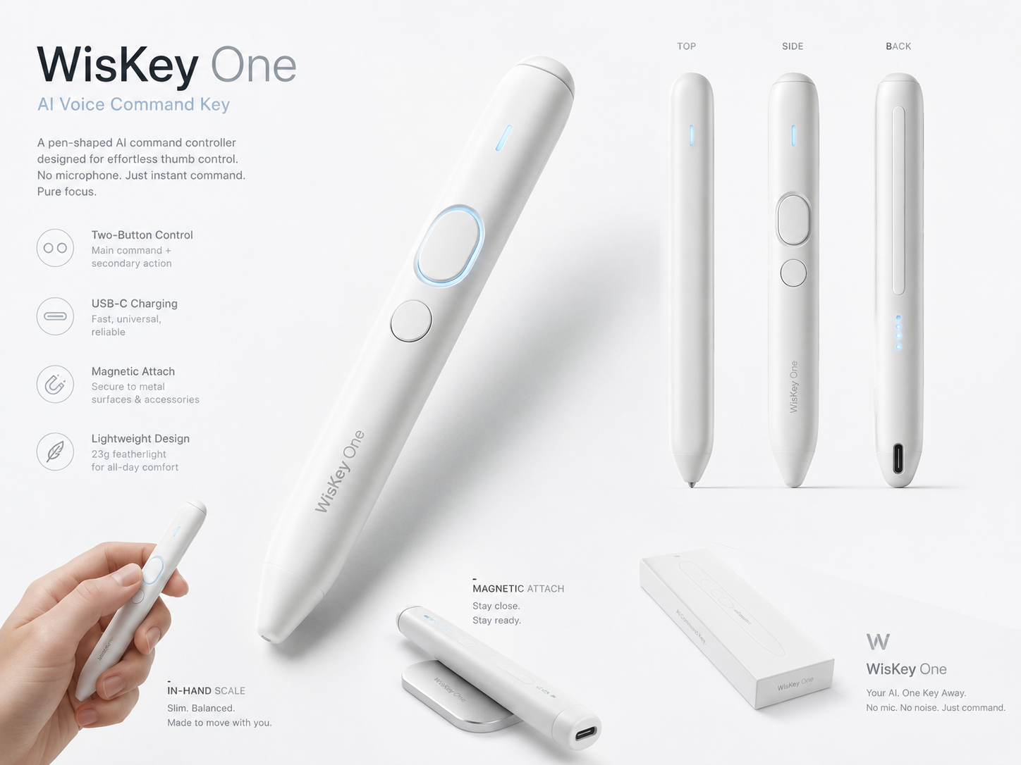 WisKey One — the first AI Command Key